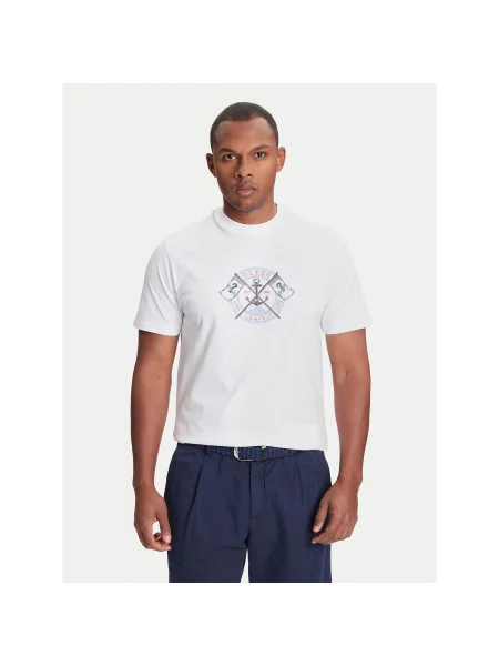 Guess Póló Regular Fit fehér