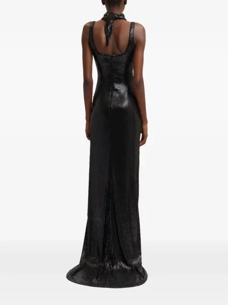 Rochie maxi 16arlington cu paiete negru