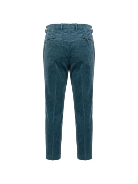 Pantaloni Michael Coal de catifea cord albastru