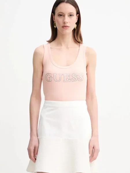 Топ Guess оранжево