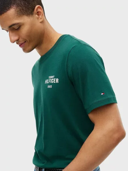 Футболка Tommy Hilfiger зеленая