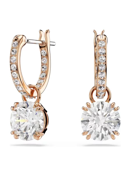 Kolczyki Swarovski białe