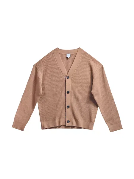 Kardigan Paul Smith z wełny merino beżowy