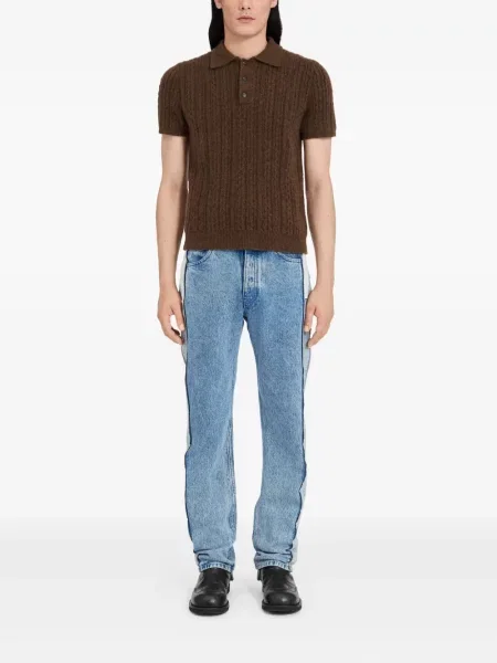 Polo Mm6 Maison Margiela tricotate maro