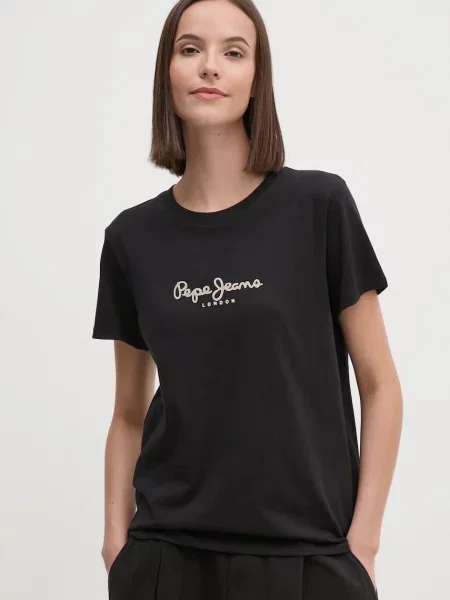 Tričko Pepe Jeans FIORE černá