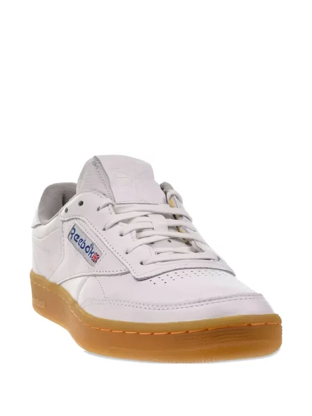 Iš natūralios odos sportbačiai Reebok Club C 85 balta