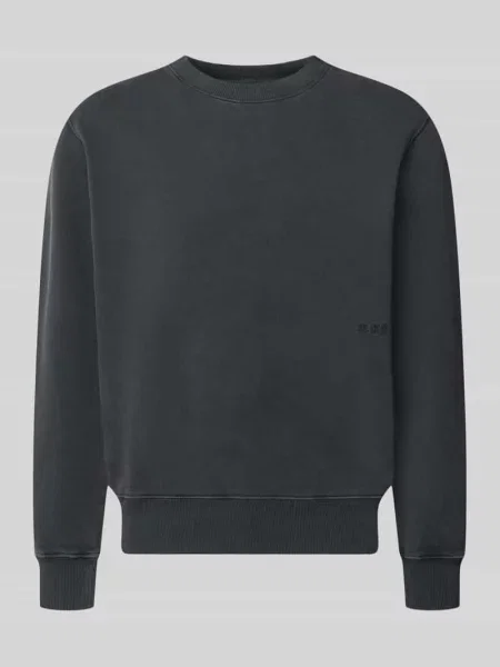 Bluza z czystej bawełny z haftem model Axiom' Edwin
