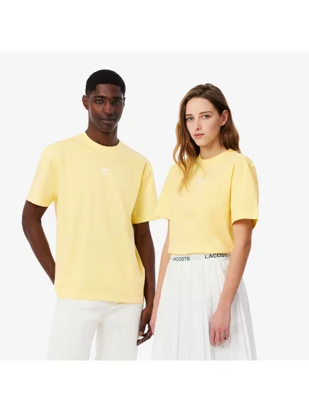 Lacoste футболка унісекс Classic fit жовта