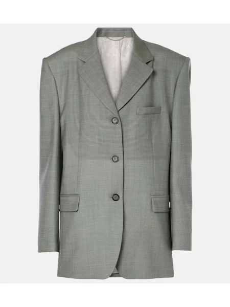 Sacou Magda Butrym de lână gri