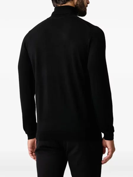 Pulover Karl Lagerfeld cu broderie negru
