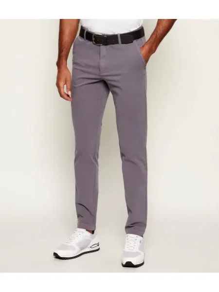 BOSS BLACK Pantaloni chino negru