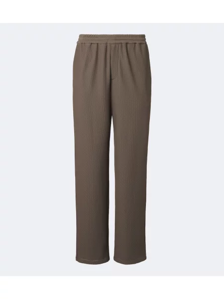 Pantaloni Giorgio Armani tricotate gri