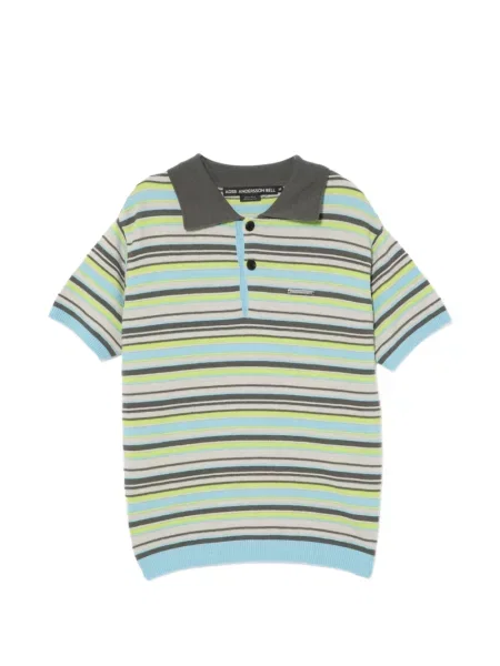 Поло тениска Andersson Bell на райета синьо