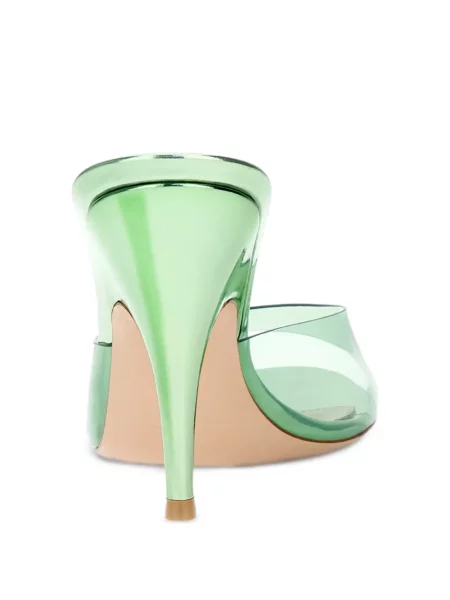 Papuci tip mules Gianvito Rossi verde