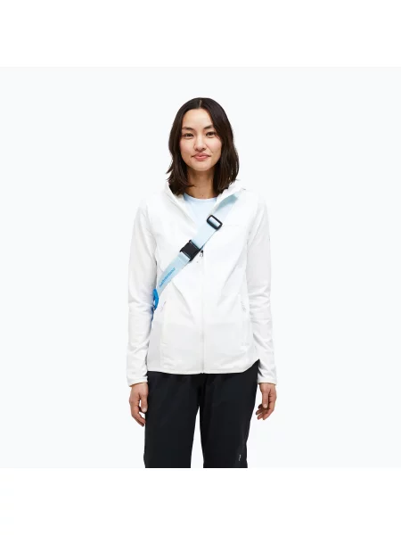 Bluză de trekking pentru femei Peak Performance Light Zip Hood off white alb