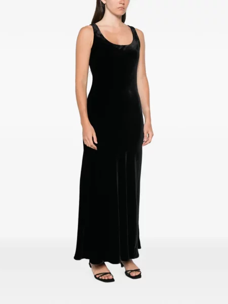 Rochie Róhe de catifea negru