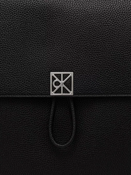 Calvin Klein Hátizsák Emblem Hw Pebble Backpack fekete