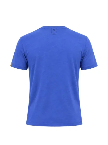 Tricou Billionaire cu broderie albastru