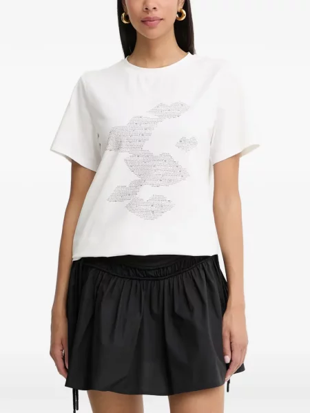 Tricou Silvian Heach cu imagine alb