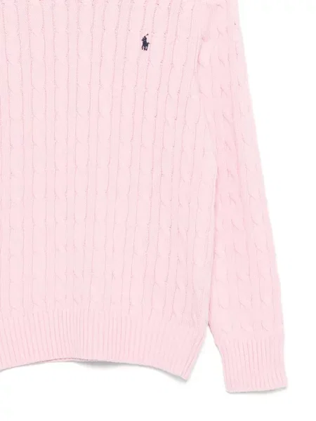 Sweter dziecięcy Polo Ralph Lauren różowy