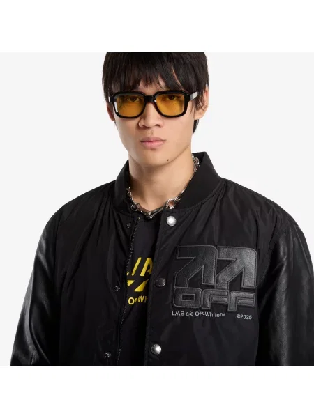 Bomber L/AB c/o Off-White™ Off Active Bomber Jacket Black XL alb