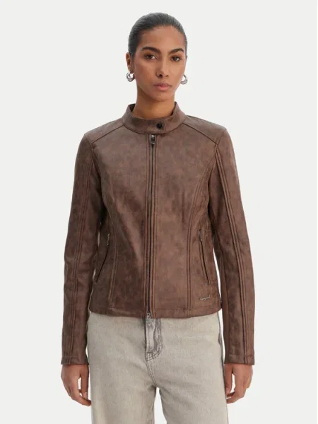 Geanta de piele Desigual negru