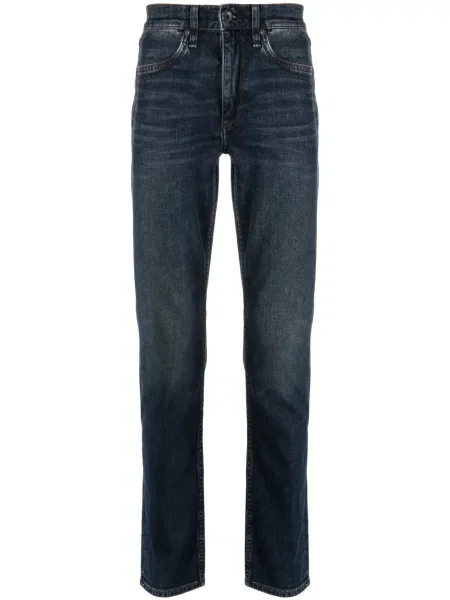 Blugi drepți Rag & Bone albastru