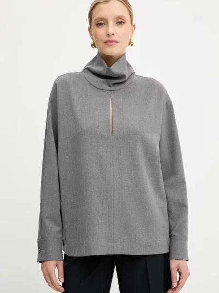 Simona Corsellini bluză melanj gri