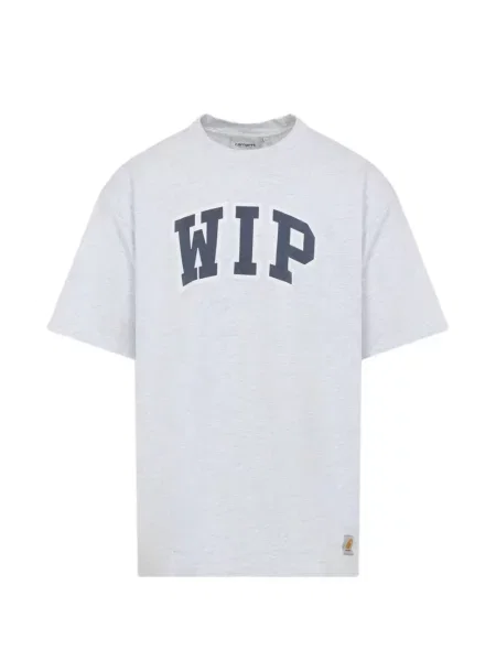 Tricou Carhartt Wip cu autograf gri