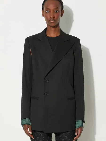 Marynarka Mm6 Maison Margiela dwurzędowa czarna
