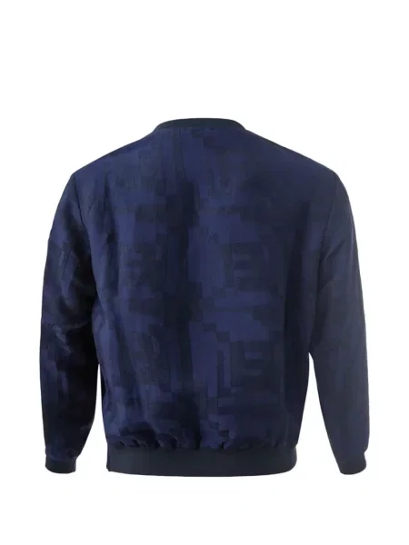 Πλεκτός πουλόβερ Emporio Armani μπλε