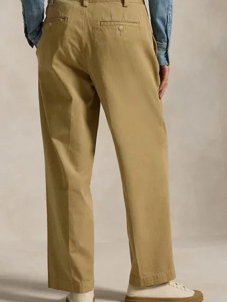 Rifle Polo Ralph Lauren Str Lg Chino Full Length Flat zelená