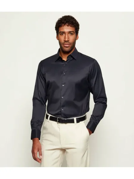 BOSS BLACK Cămașă negru