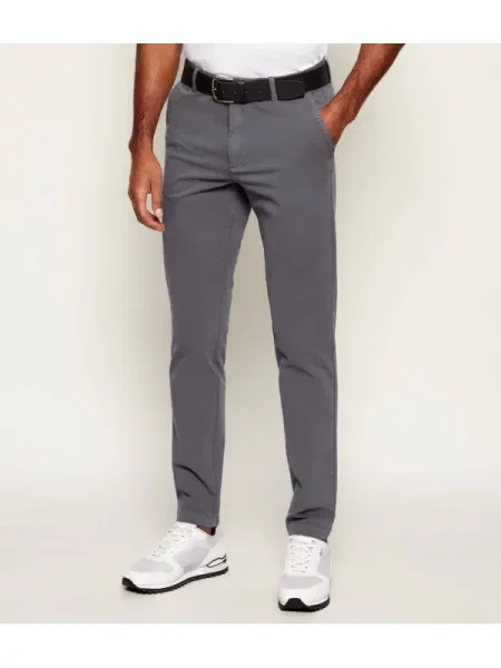BOSS BLACK Pantaloni chino negru