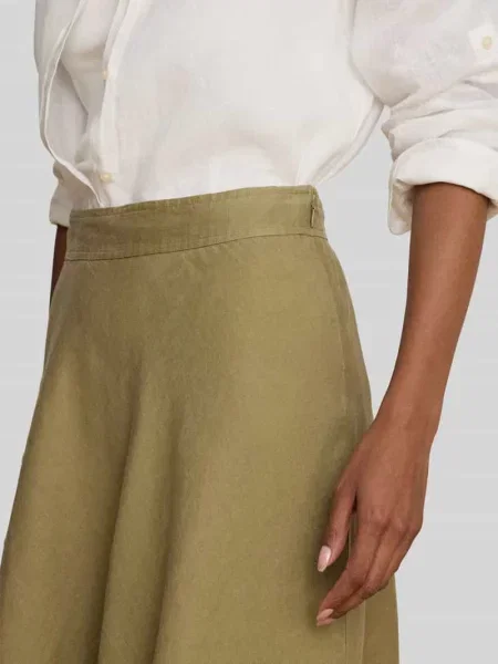 Linia a spódnica midi z czystego lnu model BENICE' Lauren Ralph Lauren