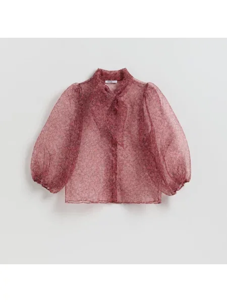 Reserved Průsvitná halenka vícebarevná