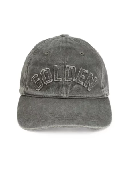Czapka z daszkiem Golden Goose z logo zielona