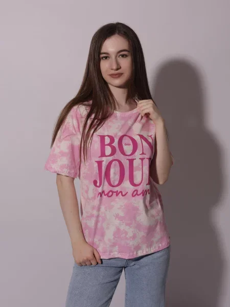 Футболка Stream розовая