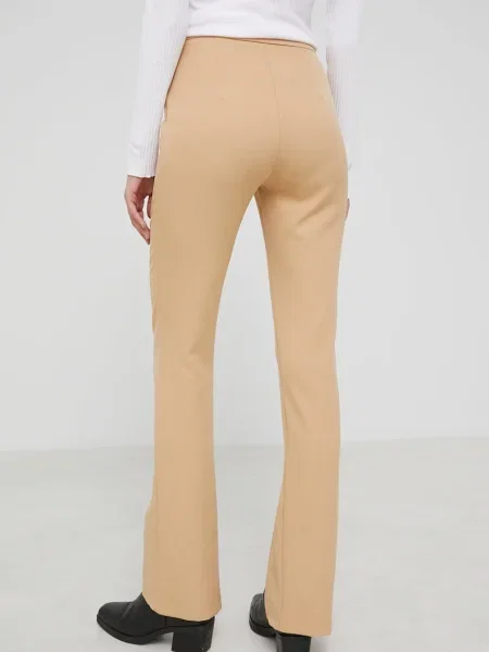 Kalhoty Answear Lab fason cargo high waist béžová