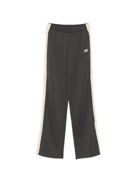 Pantaloni New Balance cu broderie gri