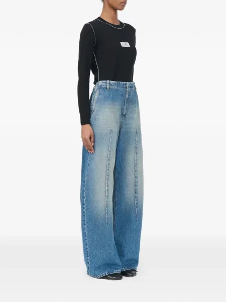 Blugi Mm6 Maison Margiela albastru