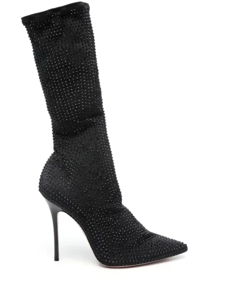 Botine Gedebe de cristal negru