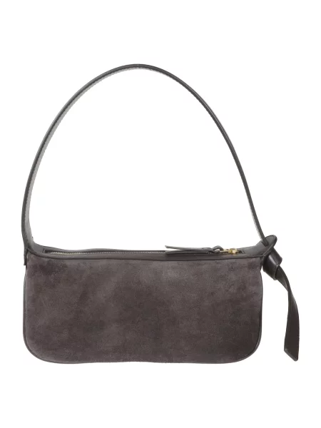Torebka Bottega Veneta zamszowa brązowa
