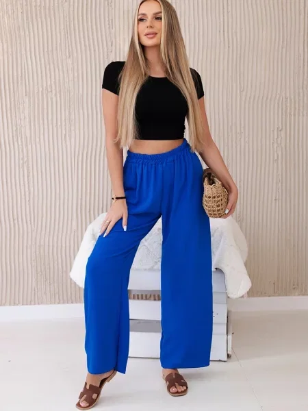 Pantaloni Kesi Włoski albastru