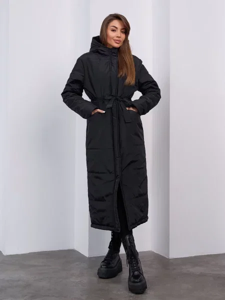 Зимова куртка ISSA Plus чорний