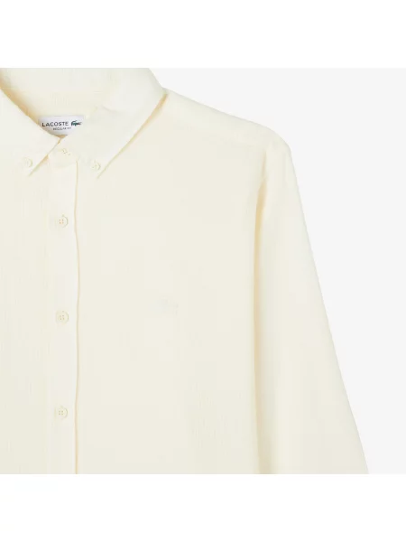 Lacoste Koszula Slim Fit biała