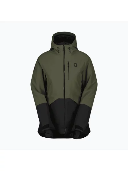Lyžařská bunda SCOTT Ultimate Dryo Ripstop douglas green/black černá