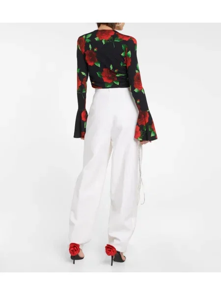 Pantaloni Magda Butrym de lână alb