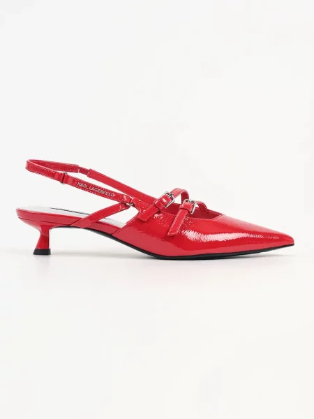 Pantofi cu toc Karl Lagerfeld din piele