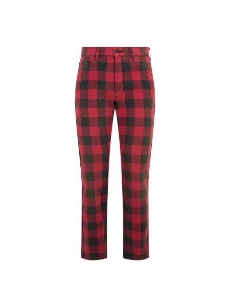 Jeansy Moschino czerwone